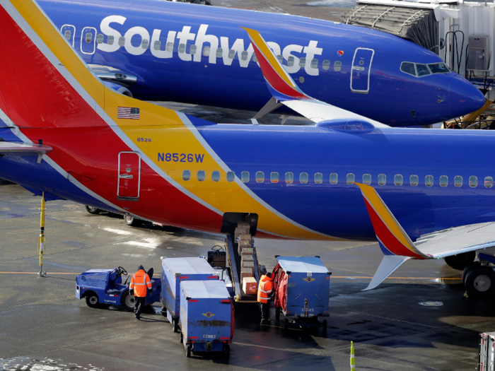 Southwest Airlines flight attendants say they make $31 to $35 an hour.