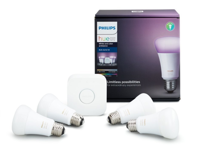 A smart lightbulb starter kit