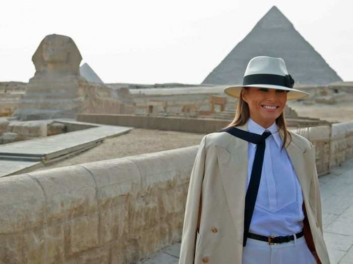 The first lady also sparked reports that gawked at a $95,000 bill from a Cairo hotel where she didn