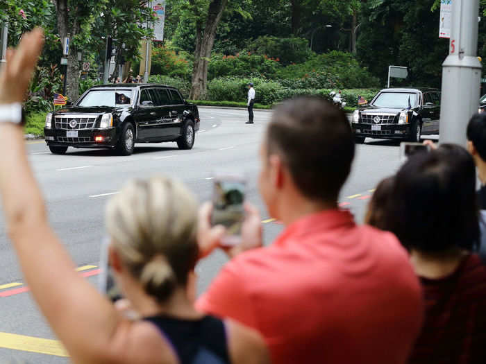 Official visits are announced ahead of time and usually attract onlookers across the destination city. Though protesters could pose a security concern, the Secret Service identifies credible threats ahead of time and can warn them to stay away.