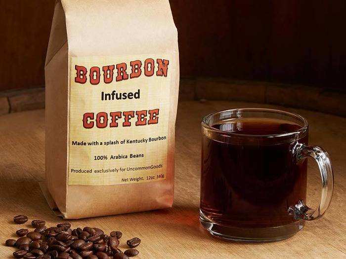 Bourbon-infused coffee