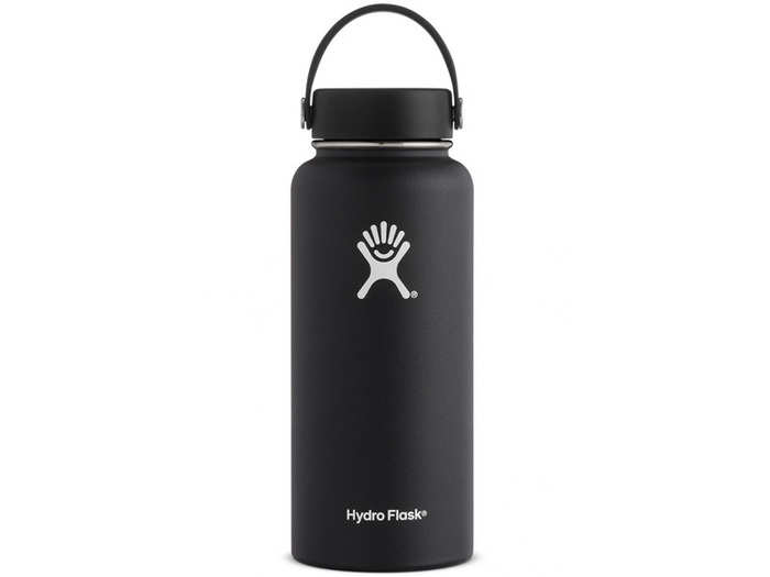 A Hydro Flask water bottle