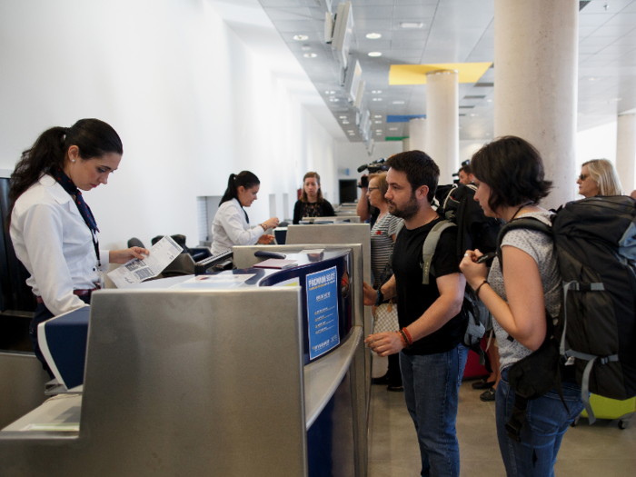 17. Reservation and transportation ticket agents and travel clerks earn a median of $50,680 a year, and 67,740 are employed in the air transportation industry.