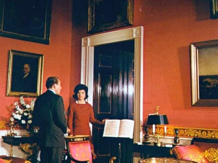 Its style has changed with each incoming president, but it was First Lady Jacqueline Kennedy who famously filled the mansion with historic American art and furniture, transforming the mansion