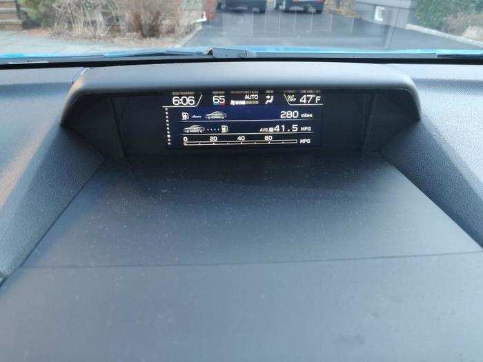 The secondary display, which is controlled using the "Info" button on the left side of the steering wheel, is just as useful. It offers readouts of the vehicles trip computer, radio,...