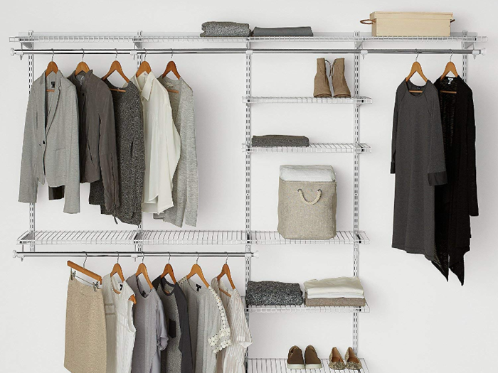 Get a built-in closet organizer