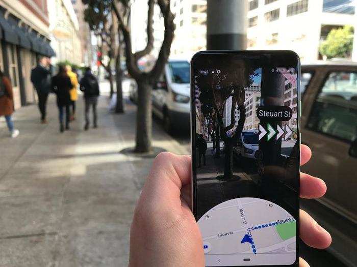 Bonus: Use augmented reality to point you in the right direction.