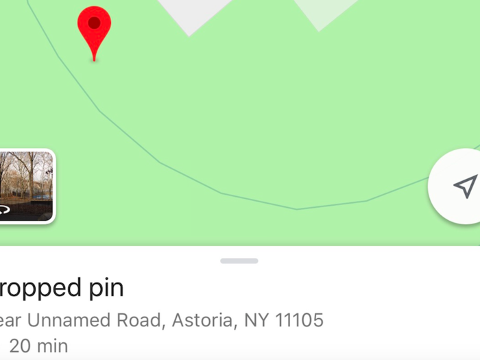 Drop a pin to easily show friends where you are.