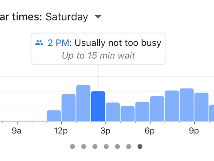 See if your favorite restaurant is too crowded.
