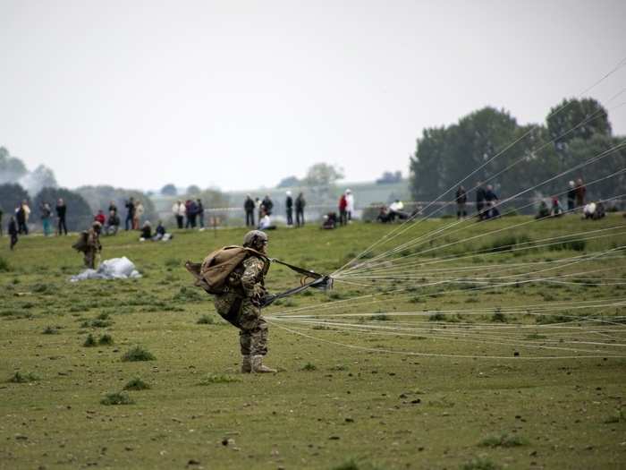 "Overall it was a great jump. It was smooth and went as planned," one soldier who made the jump explained, adding, "It’s an outstanding experience to be able to honor the paratroopers who jumped into France during World War II."