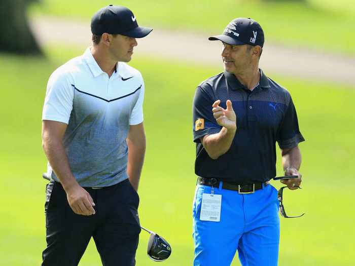 Koepka is coached by Claude Harmon III, the son of legendary instructor Bruce Harmon. Koepka credits the younger Harmon for making his driver such an effective weapon.