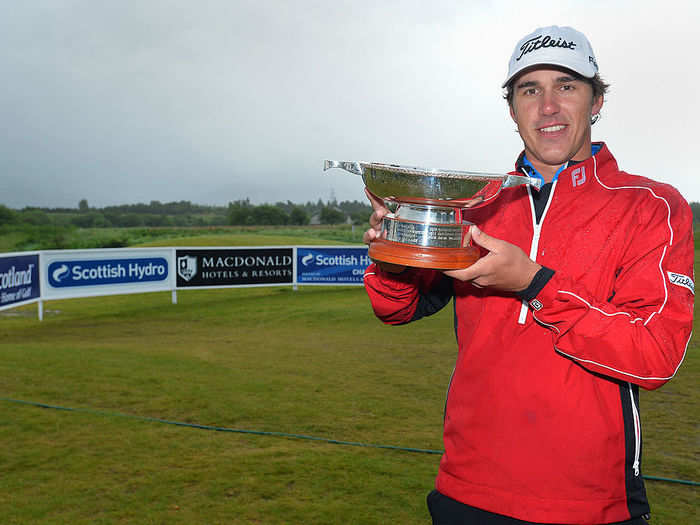 The last of those wins came at the Scottish Hydro Challenge in 2013. Koepka nearly withdrew from the event because he was having trouble adjusting to life in a foreign country. Instead, he won the event and qualified for the European Tour in 2014.