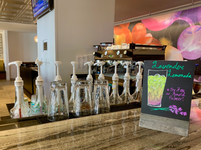 Two full-time baristas staff the bar, which also has cold brew and kombucha on tap.