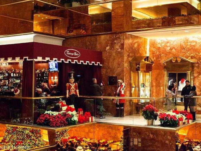 Visitors can also dine at the infamous Trump Grill that has been at the center of a few scathing reviews since Trump became president.