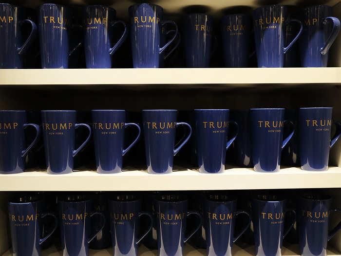 After clearing security, tourists looking for a souvenir to remember their visit can easily access a wide variety of gifts in the Trump Store.