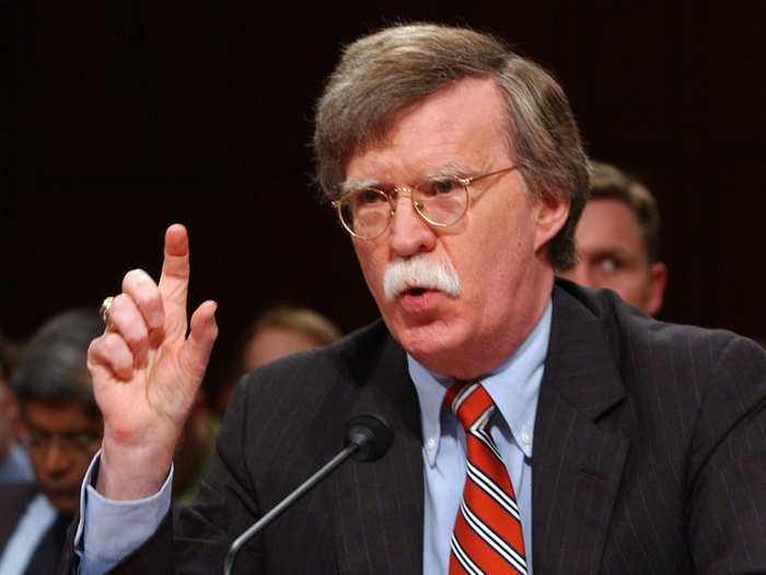 From his position, Bolton played a major role in justifying the US invasion of Iraq by advancing the now-discredited position that Saddam Hussein was developing chemical weapons.