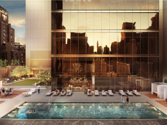 In addition to the 179 residences, Central Park Tower will include the exclusive Central Park Club.