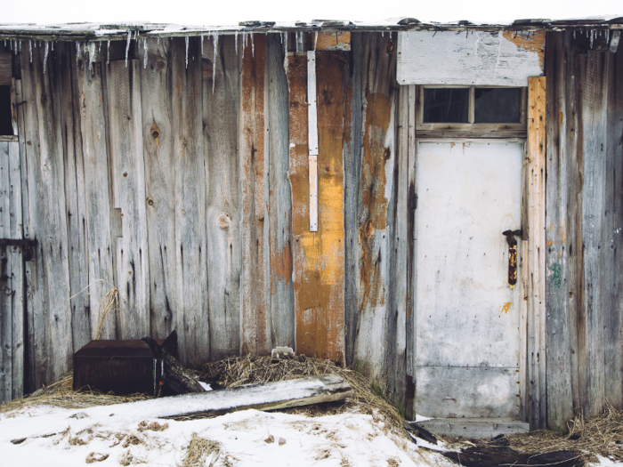 6. The agent had to clean out a shed in a foot of snow because the homeowner forgot to do it.