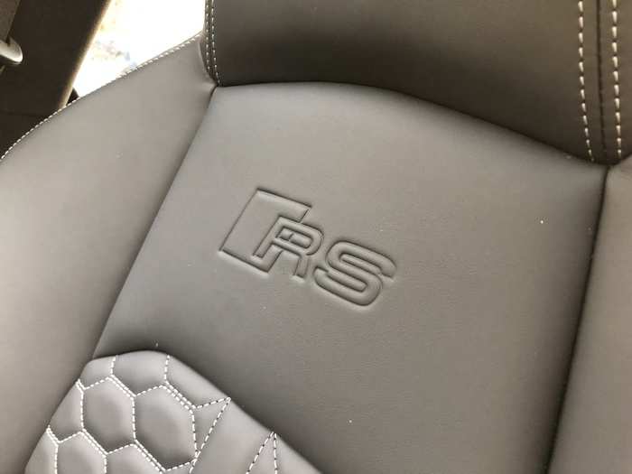 The seats get some RS branding ...