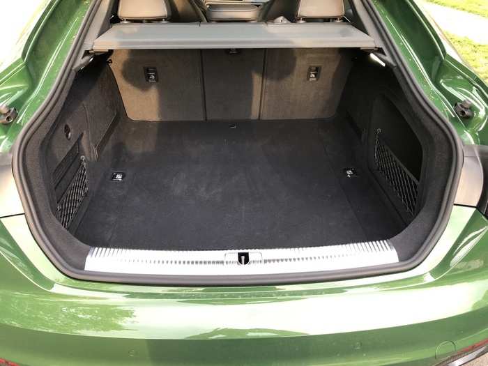 ... about 12 cubic feet of useful cargo space is revealed. That