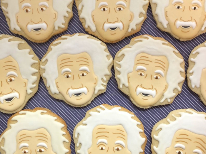 Custom cookies of his face