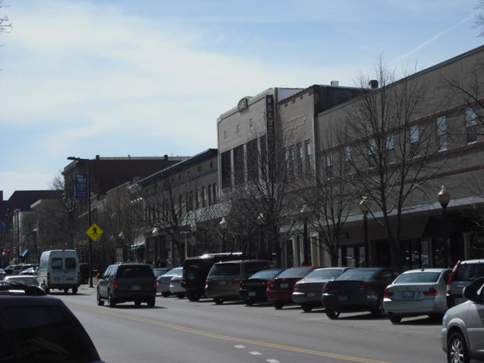 8. Lawrence, KS, is home to the University of Kansas. The city had the highest share of young adults among the metro areas studied.