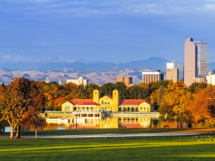 9. Denver, CO, is an increasingly popular destination for millennials and others as housing costs skyrocket in California and on the East Coast. Denver had higher-than-average median earnings among young adults.