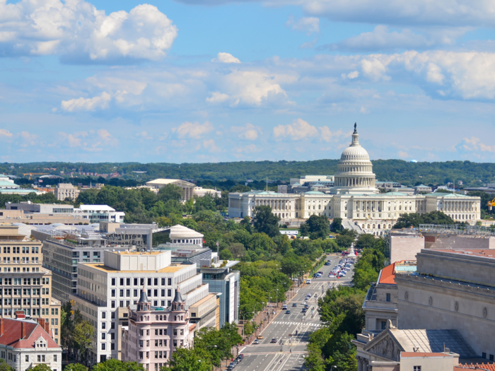 13. Washington, DC, and its metro area are home to the federal government and several federal agencies. The nation