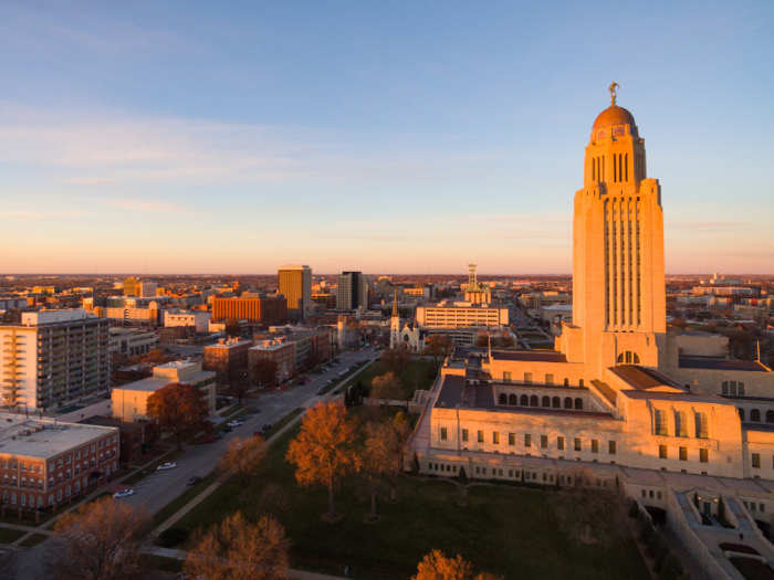 19. Lincoln is the capital of Nebraska and the home of the University of Nebraska. Lincoln had a low unemployment rate among young adults.