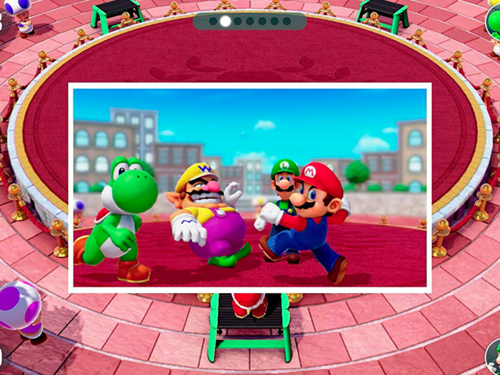 A class racing game with Mario and Luigi