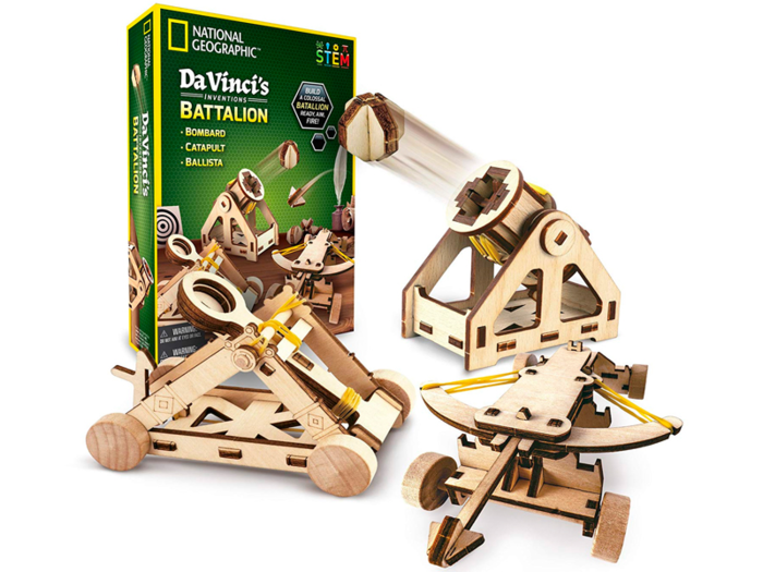 Construct a catapult using this kit
