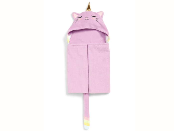 Under One Sky Caticorn Hooded Bath Wrap