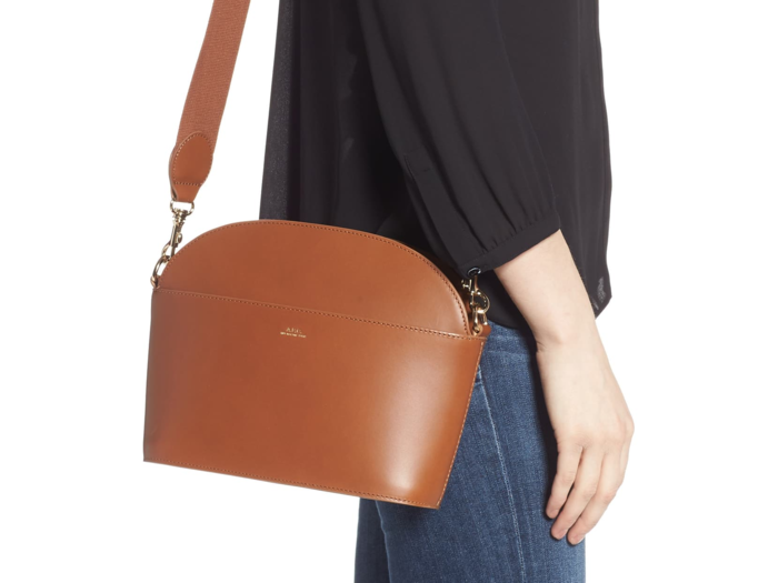 A.P.C. Sac Gaby Leather Crossbody Bag