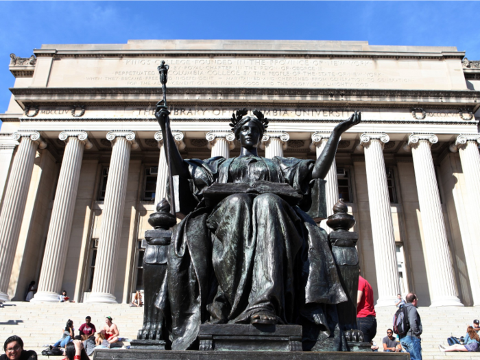 Columbia University in New York, New York, costs $57,208 a year