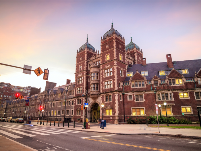 The University of Pennsylvania in Philadelphia costs $53,534 a year