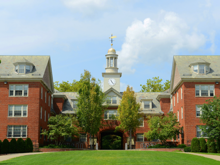 Brown University in Providence, Rhode Island, costs $53,419 a year