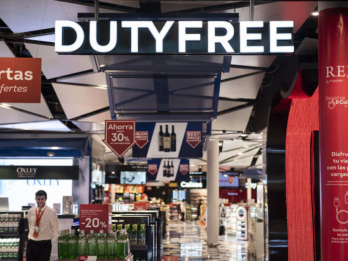 Duty-free stores