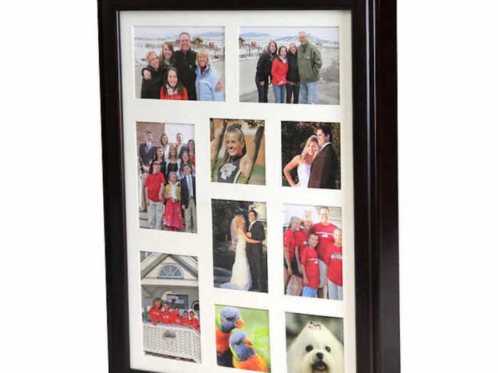 Photo Frame Wood Jewelry Box, $79.99