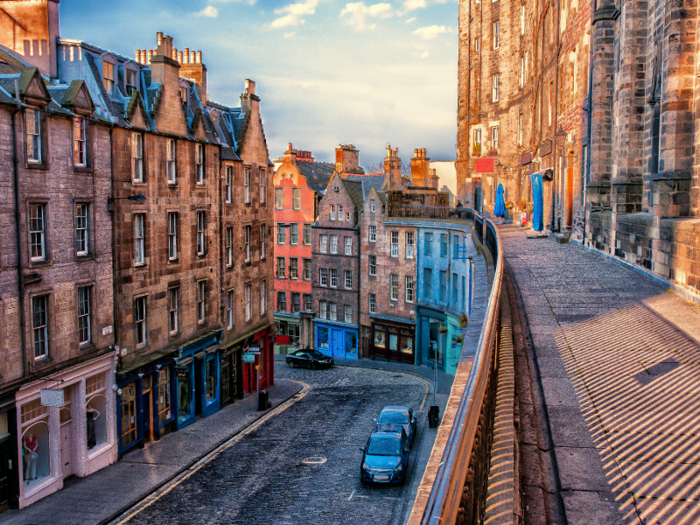 T-9. Cost of 1 liter of gas in Edinburgh, United Kingdom: $1.68