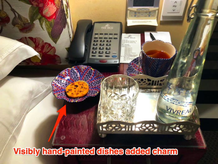 When we got back to our suite we saw that the cleaning staff had been there — which marked the second time they visited since we checked in. They left cookies on our bedside tables ...