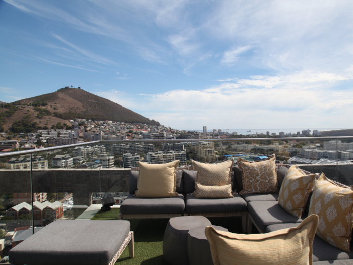 ... and the Sky Terrace — an elevated portion of the roof offering a 360 degree view of the city.