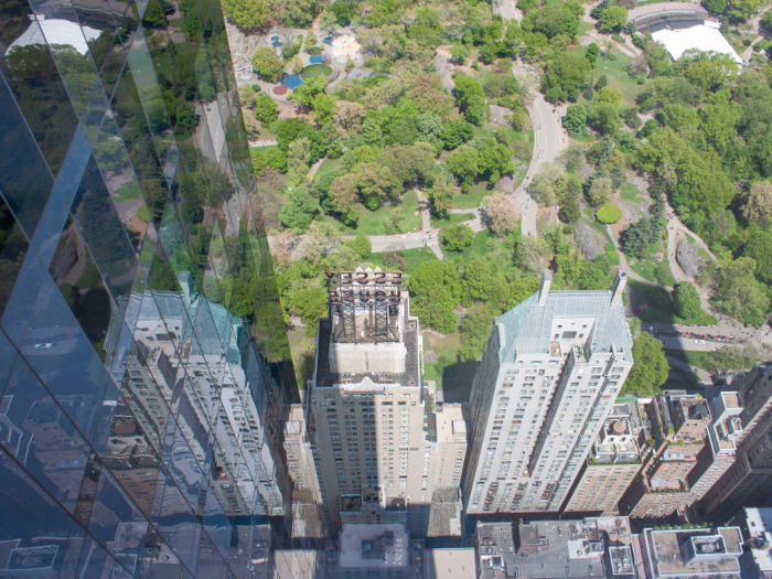 Looking below, it was fascinating to see the older skyscrapers that are now being dwarfed by the supertall towers sprouting up on Billionaires