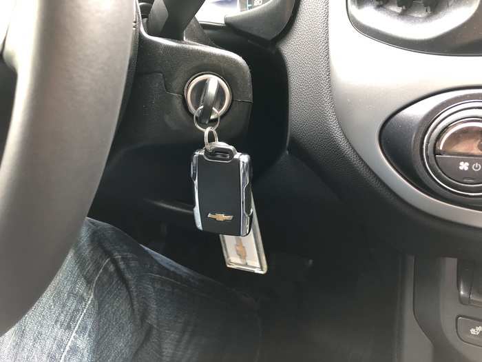 You want old school? How about an ignition key?