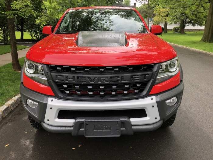 One major difference was the front grille treatment. The Bison carries the proud Chevrolet name, while ...