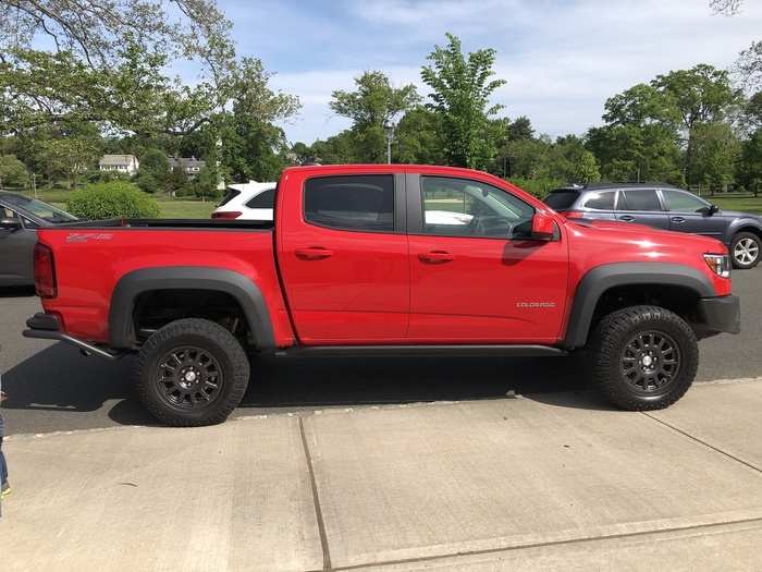 Our Chevy Colorado ZR2 Bison tester came with a crew cab and a short box.