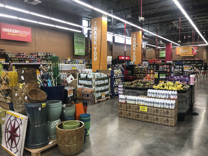 This Grocery Outlet found a way to pack groceries, alcohol, toys, gardening, and housewares into just 14,000 square feet — that