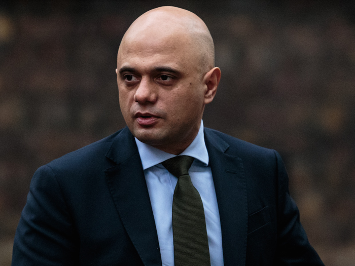 8. Sajid Javid — 22/1