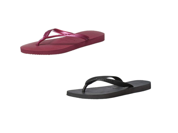 The best colorful flip flops