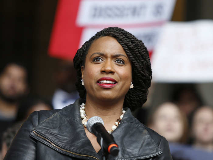 Rep. Ayanna Pressley of Massachusetts also co-sponsored Tlaib