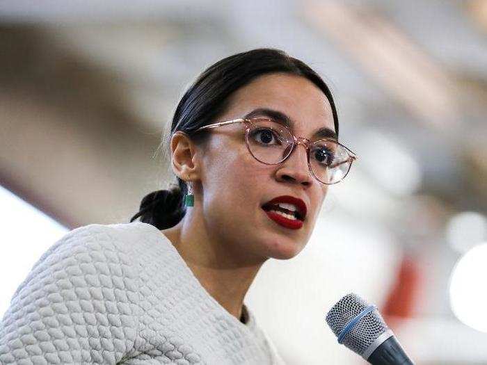 Rep. Alexandria Ocasio-Cortez of New York became a co-sponsor of Tlaib